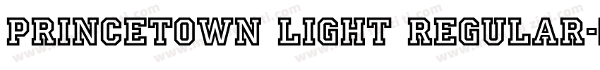 Princetown Light Regular字体转换